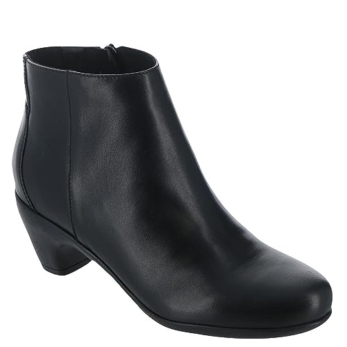 Bottine Easy Spirit Femme Camira en cuir noir confortable pour l'automne