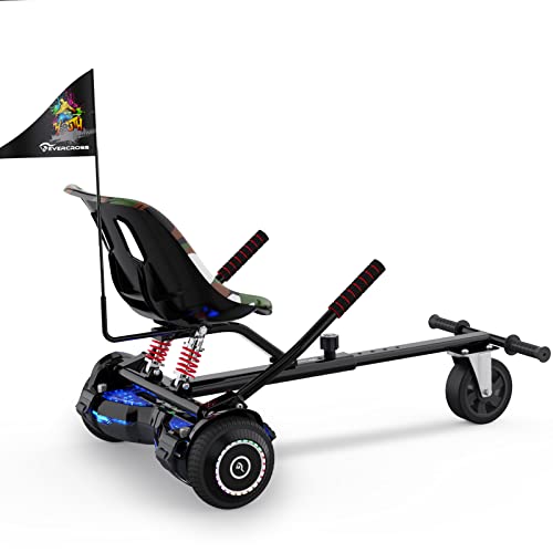 EVERCROSS Hoverboard Seat Attachment, Hoverboard Attachments, Adjustable Length for 6.5'' 8'' 8.5'' 10'' Hoverboard Suitable with New Gen Hoverboard Accessories for Kids & Adults