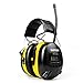 Produktbild EARMUFF Gehörschutz mit AM/FM Radio, AUX Anschluss & 25 dB Dämmung | Radio hören & Musik vom Handy abspielen | elektronischer Ohrenschutz für Erwachsene | Schallschutz für Baustellen & Gartenarbeit