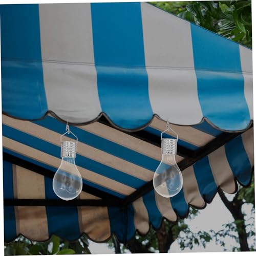 Lámparas colgantes solar de cobre con luz giratoria transparente LED 7