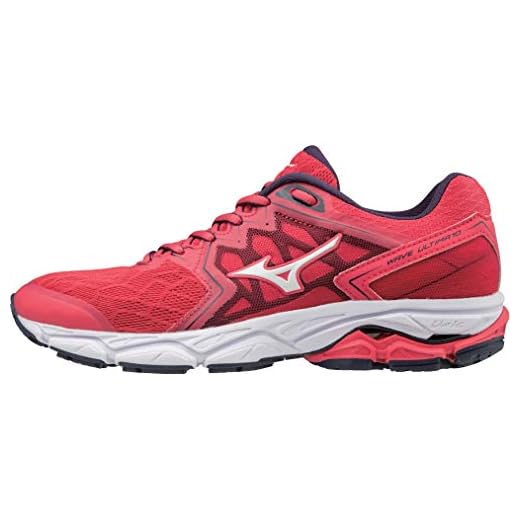 Mizuno Wave Ultima 10, Zapatillas de Running para Mujer, Rojo (Teaberry/White/Evening Blue 02), 42 EU