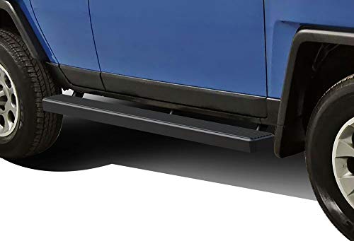 APS iBoard Running Boards (Nerf Bars Side Steps Step Bars) Compatible with 2007-2014 FJ Cruiser Sport Utility 4-Door (Black Powder Coated 5 inches)