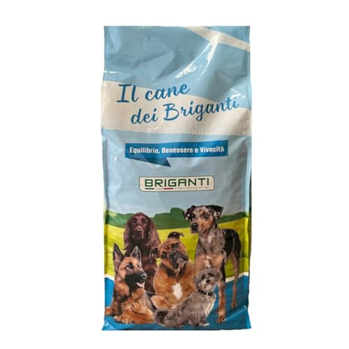 Crocchette mantenimento per Cani Adulti, 20 kg, Alimento Completo Italiano, 24% Proteine, con Vitamine e Minerali, senza coloranti e senza conservanti (1 sacco da 20 kg)
