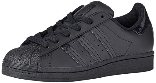 adidas Superstar J, Zapatillas Unisex Niños, Core Black/Core Black/Core Black, 37 1/3 EU