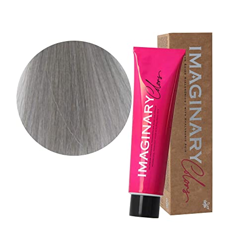Imaginary Tinte pelo mujer profesional, Coloración permanente, 100 ml (pack de 3) (Plata) Cover
