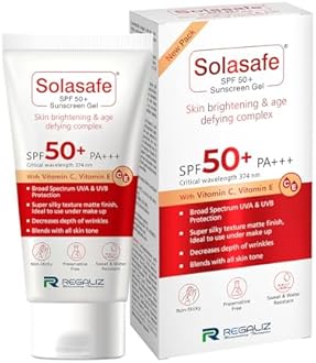 Regaliz Sunscreen SPF 50+ | Broad-Spectrum UVA & UVB Protection | Water-Resistant, Lightweight, and Non-Greasy Formula | Anti-Aging and Blue Light Protection | Suitable for All Skin Types