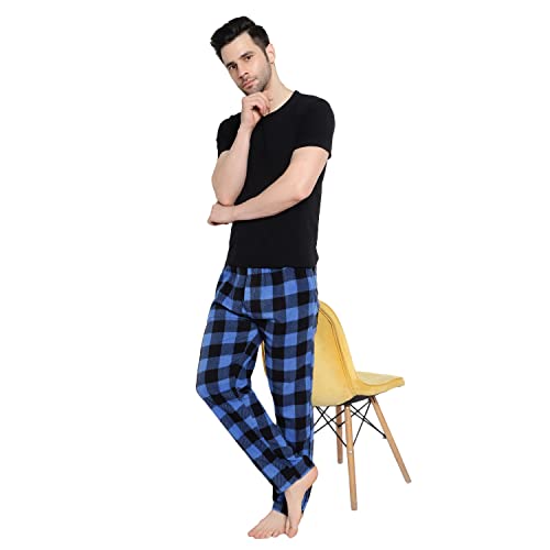 North 15 Men's Super Cozy Buffalo Plaid Micro Fleece Pajama Pants2