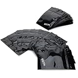 Pack of 40 Premium Smell Proof Plastic Bags 4 x 6 inches. Zip Lock Resealable and Reusable. Keeps Odors Locked Inside. Moisture Resistant. Preserves Teas, Coffee, Herbs, Spices Fresh for Months