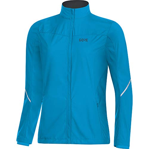 Veste GORE WINDSTOPPER R3 Femme jaune fluo noir taille 34 pour course à pied