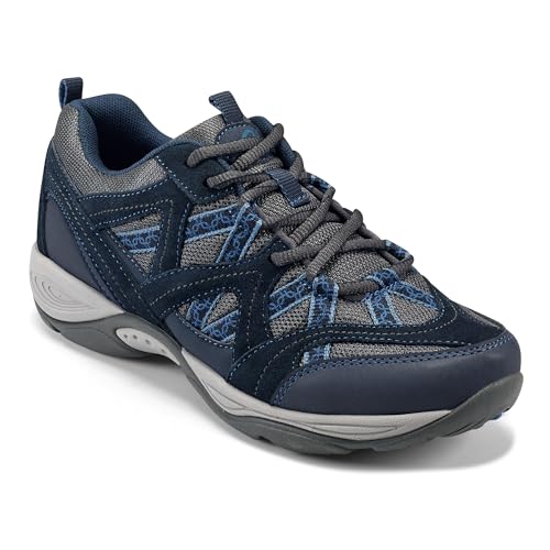 Easy Spirit Women's Exploremap Hiking Shoe, Mood Indigo 401, 8 Wide