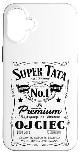 Super Tata Polska Koszulka Prezent dla Taty Polish Dad スマホケース iPhone 16 Plus 用
