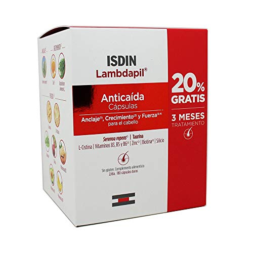 Lambdapil Tratamiento para el Cabello Anticaida - 180 Capsulas