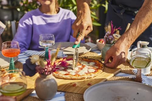 Ooni Pizzaschieber Holz (40 cm) aus Bambus – Hochwertiger Ooni Pizzaschieber & Servierbrett – Pizzabrett & Pizzaschaufel für Pizzaöfen – Pizzaofen Zubehör