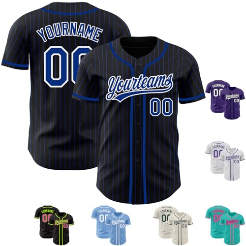 Pisting Striped Baseball Jersey
