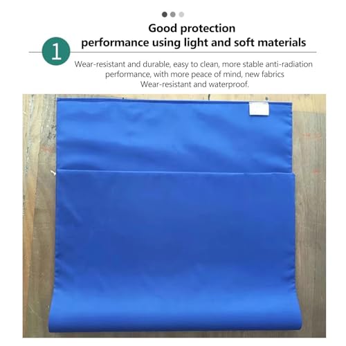 EvikoO Lead Apron Lead Apron Lead Collar, Lead Suit 2 Pcs Set, Lead Rubber Material Lead Clothing, Laboratory CT Scan Room Lead Gown - Thumbnail 3