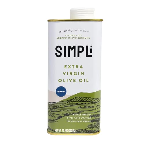 SIMPLi 100% Greek Extra Virgin Olive Oil, Olive Oil Extra Virgin Cold Pressed from Koroneiki Olives, Single Origin from Sparta with Bright Peppery Flavor, 16.9 OZ - image 1