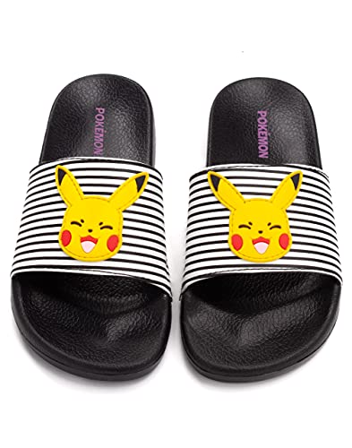 Pokemon Sliders Girls Kids Pikachu Sandals Beach Shower Shoes Flip Flops