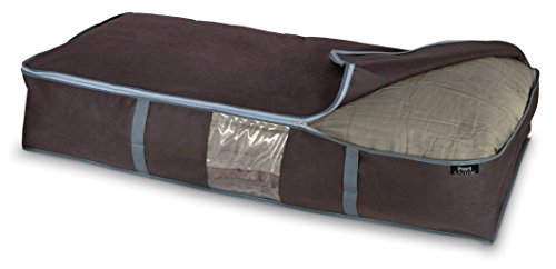 Domopak Living beschermhoes voor dekens, bruin, 95 x 45 x 18 cm