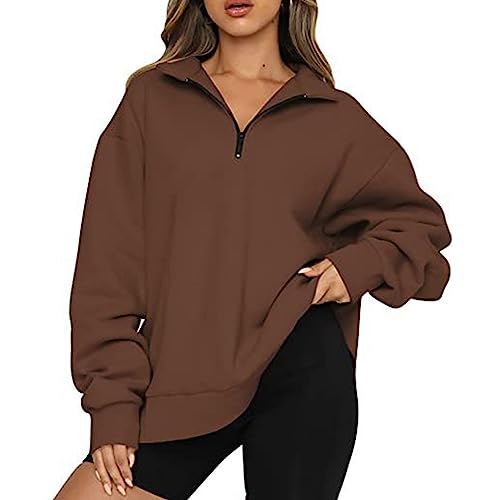 Hoodie Damen Oversize Hoodie Kapuzenpullover Sweater Sweatjacke Pullover...