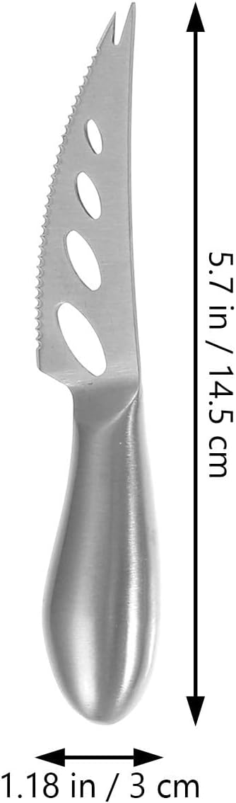 Cabilock 6pcs Cheese Cutter Set Stainless Steel Kitchen Tools with Comfortable Grip Practical Cheese Slicing Tool for Home Kitchen Use and Restaurant