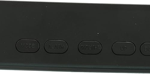 Miniatura 7 de Reloj despertador digital con espejo, reloj digital inteligente de Snooze pequeño de escritorio electrónico con pantalla LED de volumen ajustable,