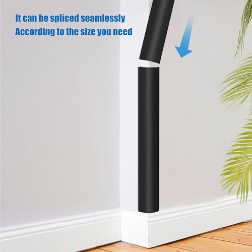 Image of Wall Corner Edge Protector 4 Pack,1.57x1.57x23.62x0.28 inch Soft Baby Proof Corner Guards for Sharp Edges, Self-Adhesive Corner Protectors for Home, Kindergarten,Thickness-7mm(0.28 in)