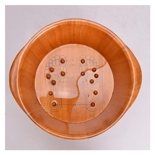 Tina de pies de madera maciza multicolor miniatura 2
