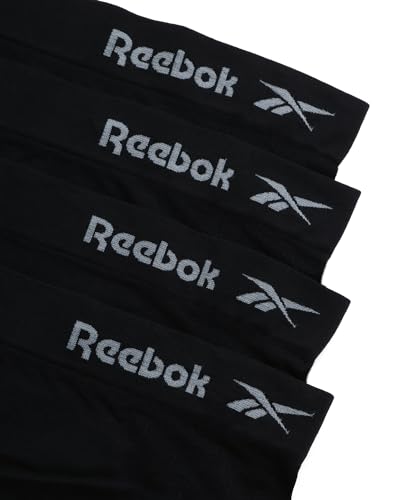 Reebok Womens Briefs Underwear - 4 Pack Seamless Stretch Performance High Cut or Boyshorts Panties for Women (Sizes: S-XL)3