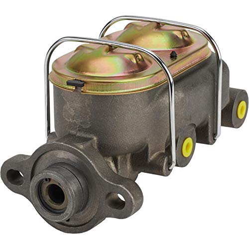 Speedway Motors Universal High-Tech Corvette-Style Master Cylinder, 1 Inch Bore, Compatible With Power Or Manual Brake Systems, Compact Build And Includes Plugs For Unused Ports #TOP1
