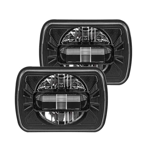 Faros LED 5x7 para Rutas Nocturnas y Conducción Todoterreno en Condiciones Extremas