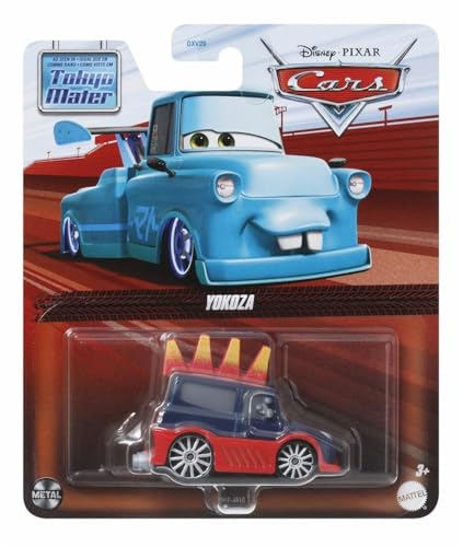 Mattel, Cars Disney e Pixar Diecast Veicolo giocattolo Yokoza per bambini dai 4 anni in poi