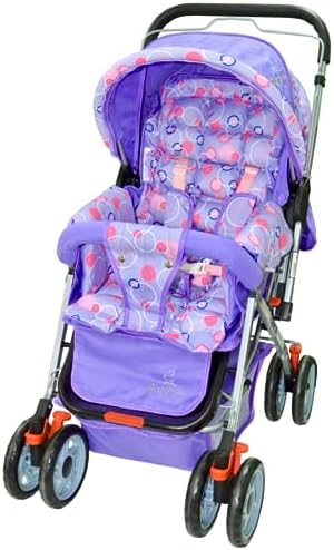 Carrinho Bebê Passeio Menina Menino Reclinável Vira Berço Alça Re...