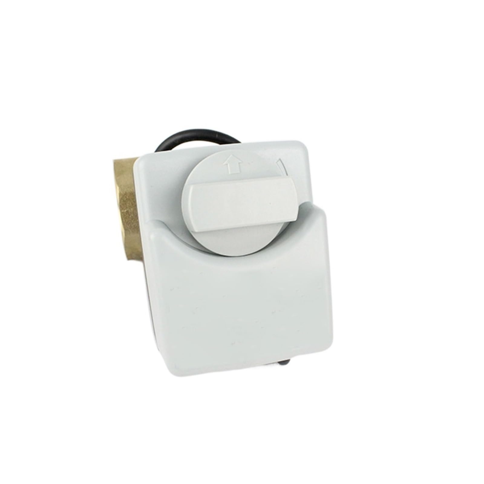 Ball valve, Mosiężny elektryczny zawór kulowy 1/2 "3/4" 1 "2" zawór kulowy z napędem 3-przewodowy 2-drogowy elektryczny zawór kulowy z przełącznikiem ręcznym,for Gas, Oil, Liquid, Water(1")