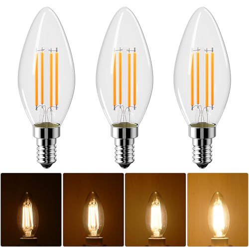 Vanke E14 Dimmable LED Bulb Warm White 2700K 4W=40W Pack of 3
