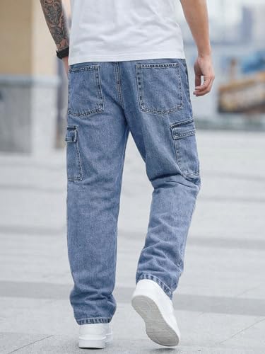 Image of Noble Monk Men's Denim Jeans | Stylish Casual Wear | Stretchable Cotton Trousers | Comfortable Everyday Pants | Travel, Outdoor & Streetwear