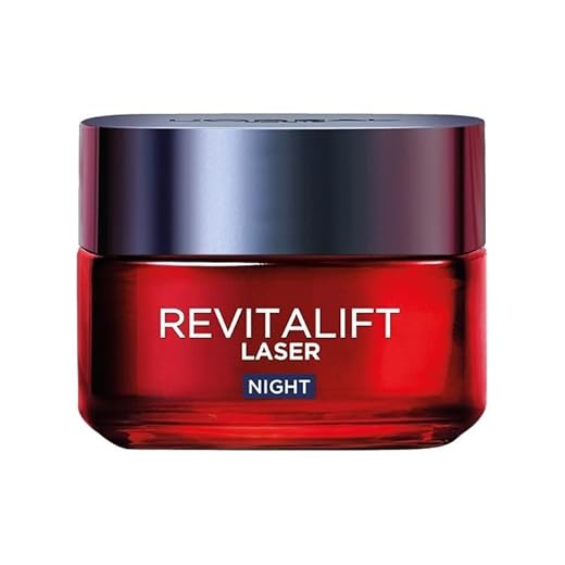 L'Oréal Paris Revitalift Láser x3 - Crema antiedad de noche con ácido hialurónico