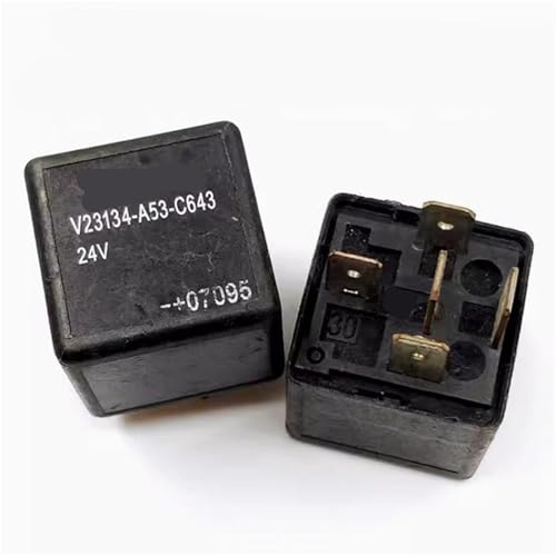 Relais 5 broches 24 V DC assurant une commutation électrique stable V23134-A53-C643