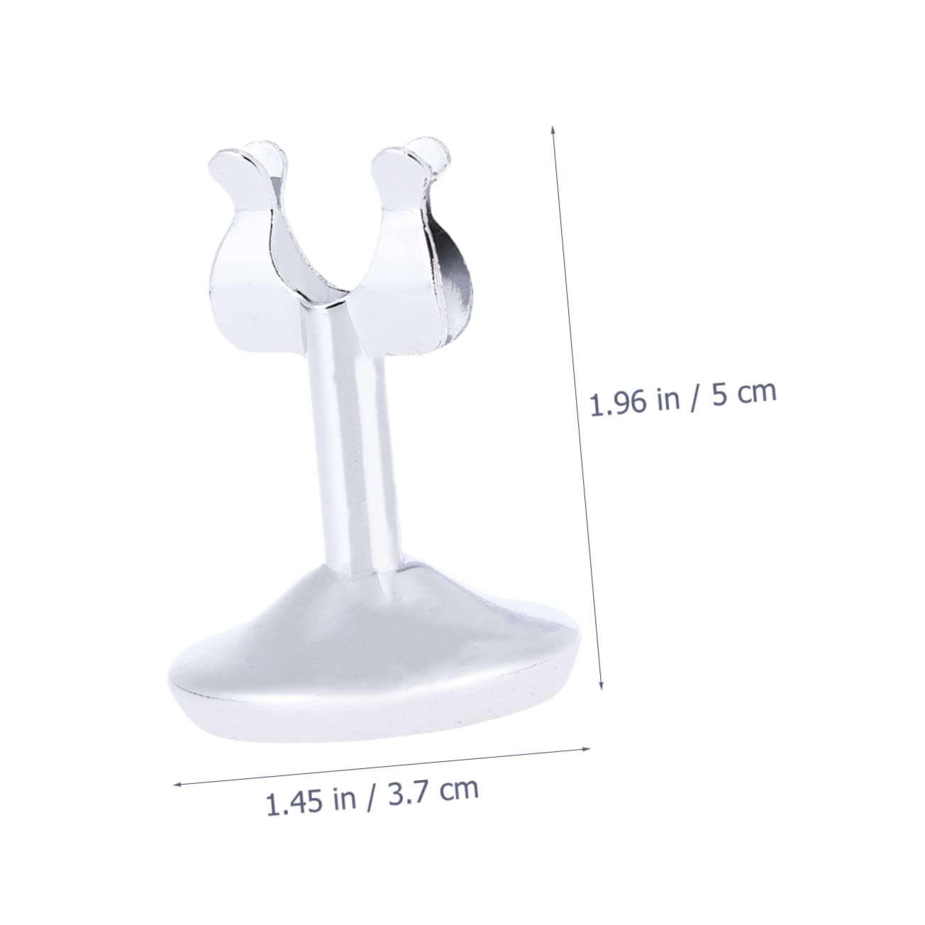 MAGICLULU 10piezas Portanúmeros De Mesa y Tarjeteros Inoxidable Elegante Resistente Multifunción Para Eventos