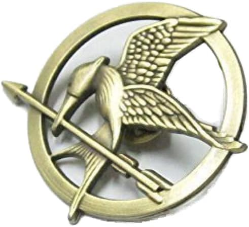 MimikiMimiki Hunger Games Movie Mockingjay Prop Rep Pin Metal