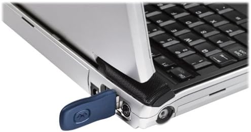 USB Bluetooth transceiver plugged into a laptop