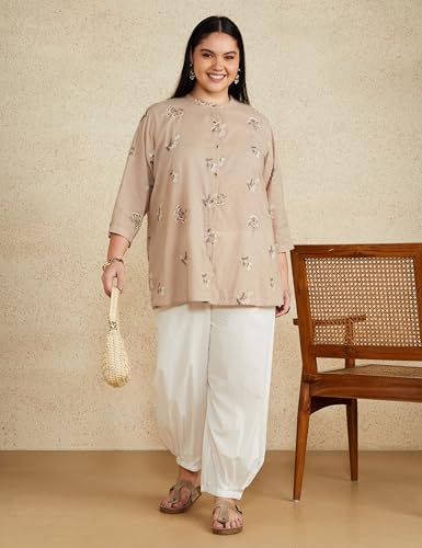 Image of Amazon Brand - Myx Women Cotton Salwar (Available in Plus Sizes)