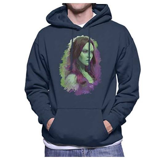 Marvel Guardians of The Galaxy Vol 2 Gamora Men's Hooded Sweatshirt
