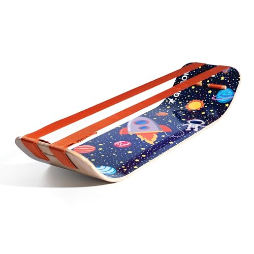 Image of GIBBON SlackBoard, Balance Board Kids & Adults, Slackline Balance Trainer | 1 & 2 Line Options, Slack Board, Core Workout Equipment, Home Gym Training, Standing Desk Exercise, Yoga, Agility, Pilates