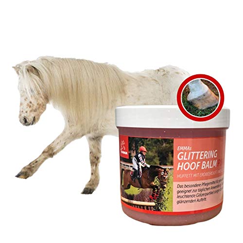 Buy EMMA Huffett Horses with Glitter 500 ml Pink with Laurel Oil I Hoof Ointment for Horses I