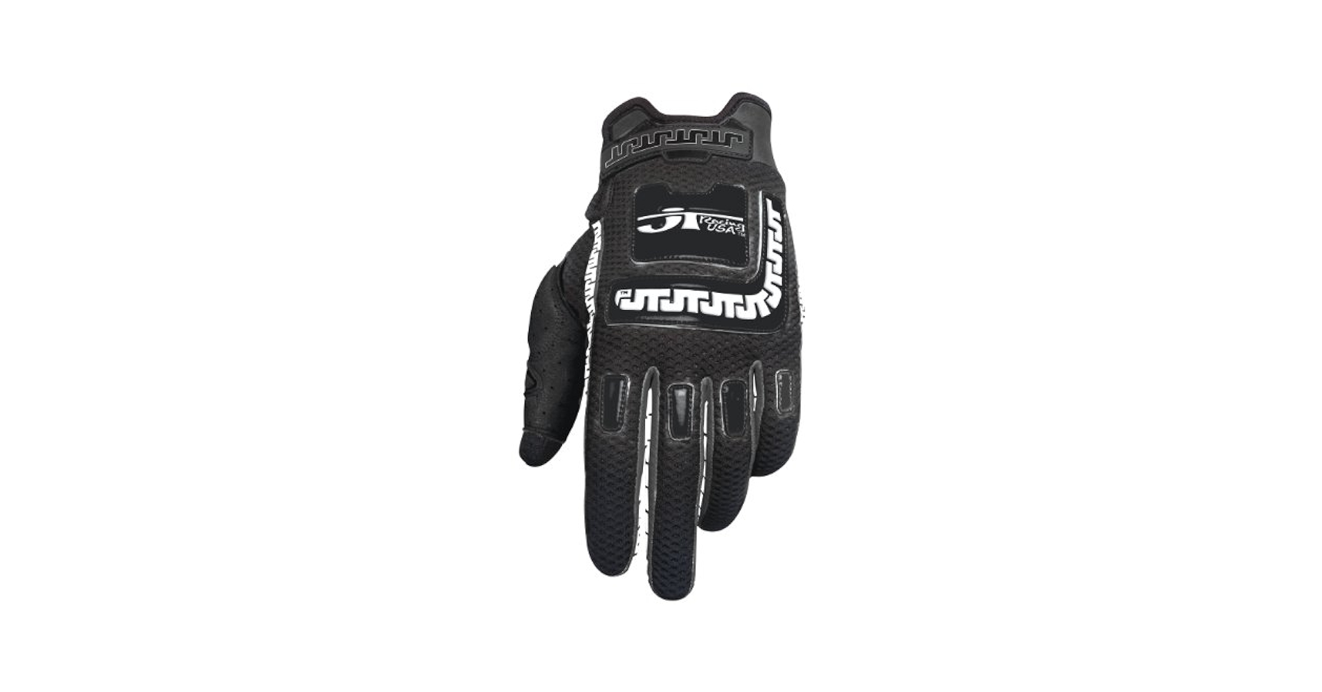 JT Racing USA Life-Line Dirt Bike MX Motocross Gloves (Black