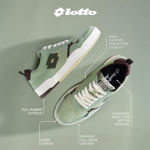 Image of Lotto Men Hoop Star OG Leather Sneakers