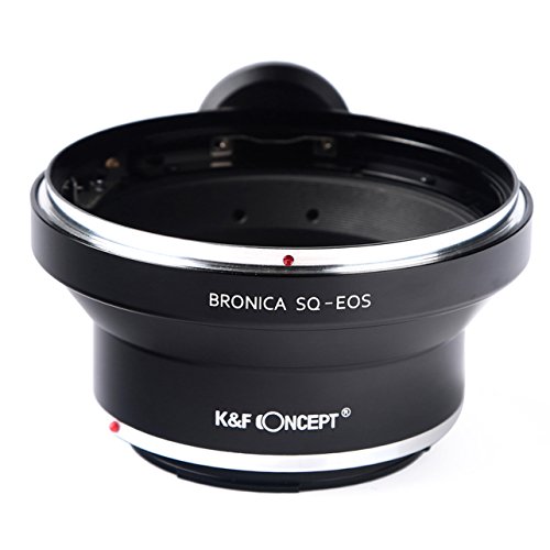 K&F Concept レンズマウントアダプター KF-BSQEF (ブロニカSQマウントレンズ → キャノンEFマウント変換)