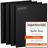 KOMOTO® BBQ Grillmatte (4er Set) 50x40 cm I Extra Dick I Für Gasgrill und Holzkohle