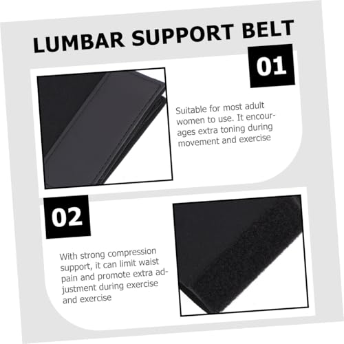 Faja lumbar elástica para entrenamiento y control de cintura miniatura 3