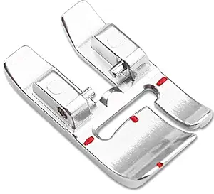 ZIGZAGSTORM 820676096 Bi-Level Topstitch Presser Foot for Pfaff Group D,E,J,G,K with IDT Sewing Machine 820676096